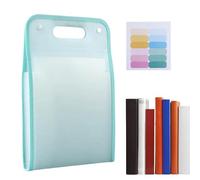 Carpeta de acordeón con 13 bolsillos - Organizador para documentos multicolor con pestañas para etiquetado | Ideal para organizar facturas, recetas y tareas escolares, material resistente al agua