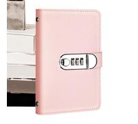 Carpeta de ahorro de dinero, carpeta de planificador de presupuesto A6, organizador de sobres de efectivo con cerradura, de libro de presupuesto de 100 sobres, organizador de seguimiento de