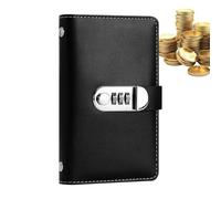 Carpeta de ahorro de dinero, carpeta de planificador de presupuesto A6, organizador de sobres de efectivo con cerradura, de libro de presupuesto de 100 sobres, organizador de seguimiento de