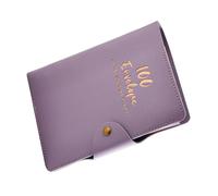 Carpeta de ahorro de presupuesto, contenedor de dinero de 100 días con diseño de sobre para objetivos financieros organizados, organizador compacto con sobres