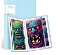 Carpeta de almacenamiento de pintura de diamantes, carpeta de protección de arte de pintura de diamantes A3, 40 carpetas transparentes para pinturas de diamantes de 30 x 40 cm o más pequeñas