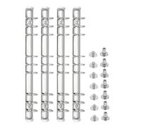 Carpeta de anillas A5 Mecanismo de carpeta anillas B5 9 orificios, paquete 6 lomos repuesto for planificadores(26.3x2cm)