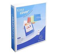 Carpeta Canguro 4 Anillas 50 Mm Din A4+Cartulina Forrada Polipropileno Personalizable 3 Bolsillos - EXACOMPTA