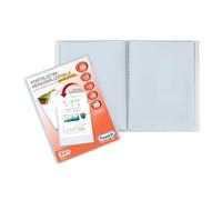 Carpeta de anillas Favorit con sobres fijos y bolsillo frontal personalizable - 30 hojas transparentes - 22x30 cm A4