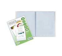 Carpeta de anillas Favorit con sobres fijos y bolsillo frontal personalizable - 50 hojas transparentes - 22x30 cm A4