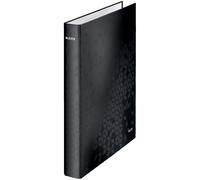 Leitz 4241 WOW carpeta de anillas con 2 anillas en D negro (40 mm)