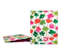 Carpeta De Anillas Papel Plastificado Brillo A4 4X25mm Fsc Moniquilla Flores Grafoplás