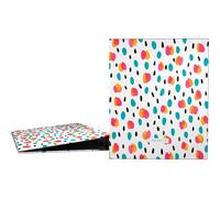 Carpeta De Anillas Papel Plastificado Brillo A4 4X25mm Fsc Moniquilla Gotas Grafoplás