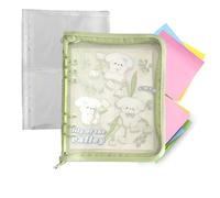 Carpeta de anillo,Carpeta Organización portátil A5 | Carpetas y ordenadores de oficina,Para Familia Estudiantes Vivir Trabajo Tráfico Fuera de Casa Aula Actividades