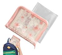 Carpeta de anillo - Ordenador portátil de 6 anillos - con cuchillas intercambiables | Para Familias Estudiantes Vivir Trabajo Tráfico Fuera del Hogar Aula Actividades