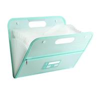 Carpeta de archivos Carpeta de archivos A4 con 13 bolsillos, carpeta almacenamiento papel prueba, organizador, bolsillo gran capacidad multicapa clasificada(Red)