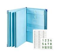 Carpeta de archivos de acordeón Porta documentos con múltiples bolsillos lo que hay dentro de un vistazo No más hurgar en los cajones Organizador de documentos Para el trabajo de oficina comercial