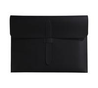 Carpeta de archivos de cuero tamaño carta, funda de documentos de cuero para viajes, reuniones de negocios, bolsa de almacenamiento de gestión de documentos