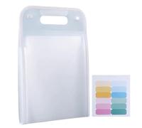 Carpeta de archivos de expansión - Carpeta de acordeón con 13 bolsillos, documento de agua de gran capacidad, 36 x 24 x 2,5 cm, A4, 13 bolsillos, organizador de archivos, organizador para recibos