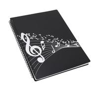 Carpeta de Archivos de Música Material ABS Bolsillos Interiores Transparentes Tamaño A4 para Presentaciones Escolares de Trabajo de Violín de Guitarra de Piano