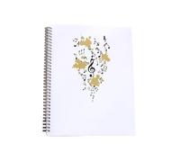 Carpeta De Archivos Protectora Hojas Música Profesional Organizadores Certificados Textura Para Acceso Y Clasificación Documentos Carpeta Música Profesional