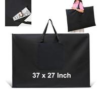 Carpeta de arte, bolsa de almacenamiento de arte, bolsa de almacenamiento de arte, bolsa de dibujo de 37 x 27 pulgadas, bolsa de almacenamiento de presentación de arte, funda de transporte, bolsa de