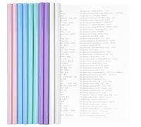 Carpeta De Barra Deslizante,10 Piezas A4 Cubierta De Encuadernación De Informes Cubiertas De Informe A4 Transparente Presentación Carpeta para Casa Escuela Oficina Documentos Clasificación