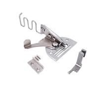 Carpeta de borde al bies curva, ajustable, compatible con 4 pliegues, para máquina de coser (40 mm-11,5 mm)
