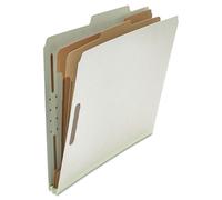 Carpeta de clasificaci n de cart n prensado Universal 10272, tama o carta, seis secciones, gris, 10 por caja