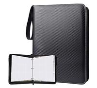 Carpeta De Colección De Tarjetas - Titular Documentos | Álbum Tarjetas Comerciales Binder | Carpeta Álbumes Mangas Doble Cara | Carpetas Tarjjetas PU 9 Bolsillos Para Comercio | Ca