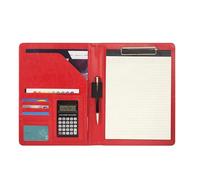 Carpeta De Conferencias Carpeta Portapapeles Organizadores Documentos Comerciales Con Portapapeles Portatarjetas Visita Con Ranura Para Bolígrafo Elástico Múltiples Bolsillos