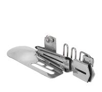 Carpeta de costura plana, cilindro elástico doble para carpetas, accesorios para máquinas de coser domésticas (entrada 1-1/2 pulgadas salida 7/16 pulgadas)