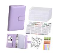 Carpeta de cuaderno de 6 agujeros con capacidad de recarga, estructura plegable, resistente agua, ideal para estudiantes, actividades profesionales y creativas, carpetas de recambio para cuadernos