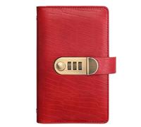 Carpeta de desafío de 100 sobres con cerradura, libro de desafíos de ahorro con sobres, carpeta de desafíos de ahorro de dinero, planificador de presupuesto para alcanzar tus objetivos de ahorro (rojo