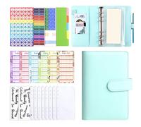 Carpeta de desafíos para ahorrar dinero, Planificador de presupuesto en efectivo de cuero de PU, Cuaderno de presupuesto mensual Planificador de dinero para desafíos de ahorro financiero Pago