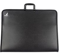 Carpeta de dibujo Kangaro A2 negro con asa