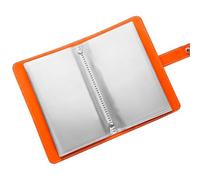Carpeta de dinero genérica, 100 sobres, organizador fácil y cartera, organizador de presupuesto para ahorros | para viajes, oficina, vida diaria, escuela, empresa, casa, pagos, naranja, Consulte la