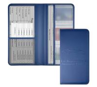 Carpeta de documentos de vehículo de cuero ligero para el registro del coche para el título del coche certificados de seguro Org. Carpeta de registro de coche PU