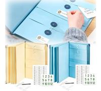 Carpeta de documentos diarios, en estuche I Die Folder, Important Document Organizer Personal Binder Organizer, Bound Expanding File Folder for Important Papers, Emergency Organizers, Birth