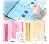Carpeta de documentos diarios, en estuche I Die Folder, Important Document Organizer Personal Binder Organizer, Bound Expanding File Folder for Important Papers, Emergency Organizers, Birth