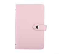 Carpeta de efectivo de piel sintética, cartera de presupuesto para sistema de sobres de efectivo, organizador de notas portátil y cuaderno de seguimiento de gastos, estuche compacto de almacenamiento