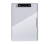 Carpeta de enfermería A4, portapapeles A4 con clip de perfil bajo, carpeta de clip de apertura lateral, escritura suave, soporte de archivos de doble capa, almohadilla de escritorio