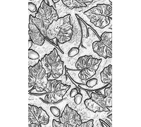 Sizzix Carpeta de Estampado 3-D Texture Fades Bellotas de Tim Holtz | 665772 | Capítulo 3 2022, Multicolor, One Size