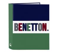 Carpeta de folio 4 anillas de benetton, 270x60x330mm