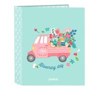 Carpeta Folio 4 Anillas 35 mm. Lomo Ancho Glowlab Pepa