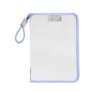 Carpeta de formato carta, resistente al agua, organizador de documentos de PVC transparente, con cremallera, para oficina, escuela, resistente al agua