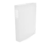 Carpeta de Gomas - Caja de Proyectos A4+ con Cierre de Gomas - REF.55011-GR- Lomo de 50 cm. En 12 Colores Colorline by Office Box - Fabricado en Polipropileno 100% Reciclable (Gris)