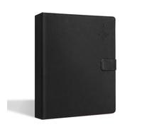 Carpeta de música de 30 hojas sueltas para música coral con correa de mano de piel sintética para actuaciones escénicas, piano, coro, cantante, partituras, soporte para partituras, tamaño 8.3 x 11