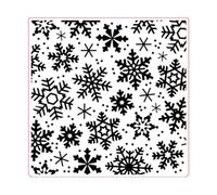 Carpeta de papel para repujado, patrón de copo de nieve, plantillas texturizadas para álbumes de recortes para niños, manualidades, tarjetas, fabricación de tarjetas de Navidad