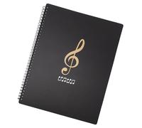 Carpeta de partitura de música, papel de piano, carpeta de almacenamiento de documentos, bolsa de almacenamiento fácil de llevar, carpeta de archivos de mesa de música