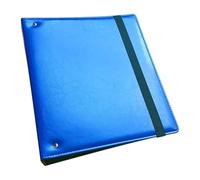 Carpeta de piel con 3 anillas y banda elástica, portapapeles, suministros de oficina