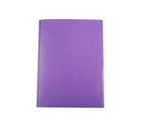 Carpeta de plástico PP con 2 bolsillos interiores, robusta carpeta para documentos con compartimento para tarjetas de visita, dos bolsillos, carpeta de negocios para estudiantes y oficina, A4, carpeta