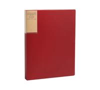 Carpeta de presentación con 60/80/100 bolsillos, para presentaciones escolares, seguros, documentos financieros, carpeta vintage