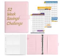 Carpeta De Presupuesto PU Con Sobres Efectivo Pegatinas Numeradas Carpeta Planificadora Presupuesto Diario Para Ahorrar Dinero Planificador Finanzas Personales