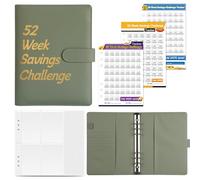 Carpeta De Presupuesto PU Con Sobres Efectivo Pegatinas Numeradas Carpeta Planificadora Presupuesto Diario Para Ahorrar Dinero Planificador Finanzas Personales